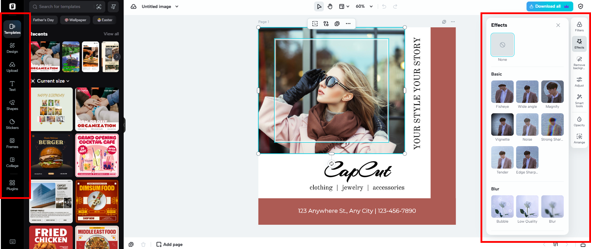 Choose and edit
