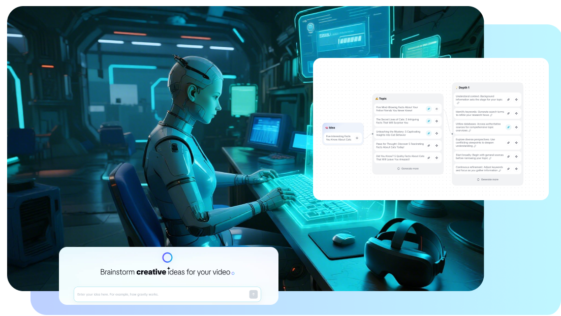 CapCut AI writer generating video scripts 