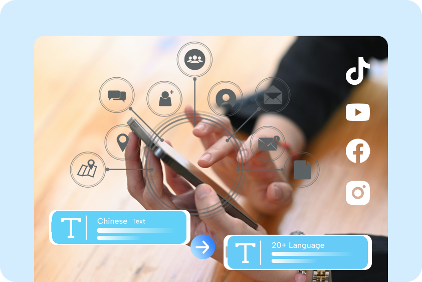  Reach a global audience on social media through Chinese translation