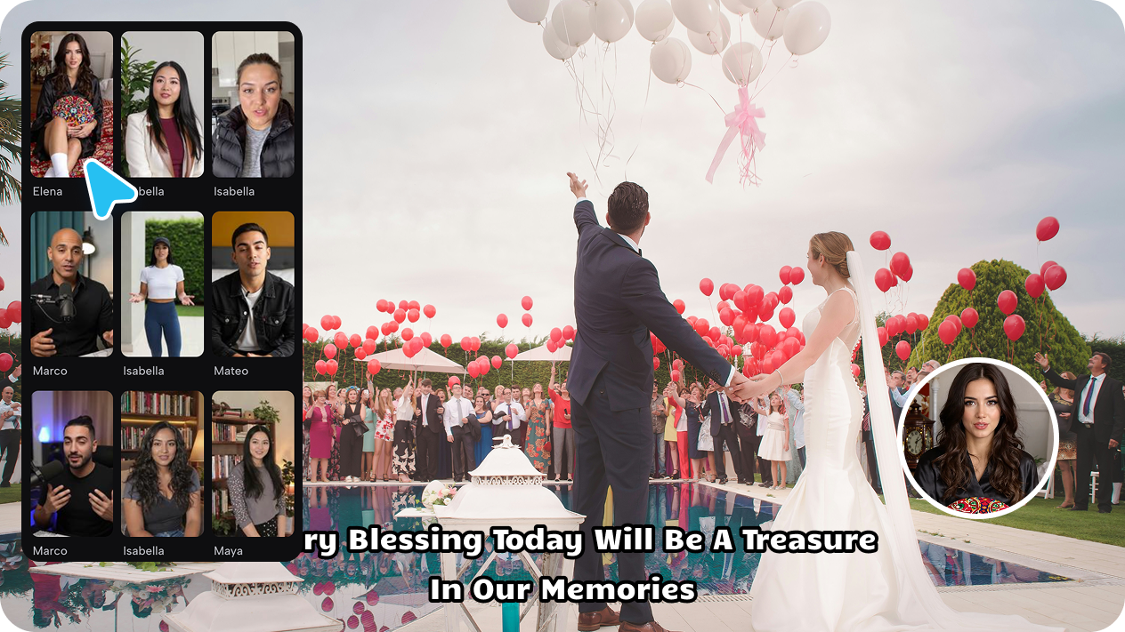 Smart script generation with AI avatar narration