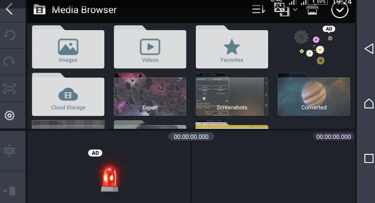 Nhập video vào Kinemaster