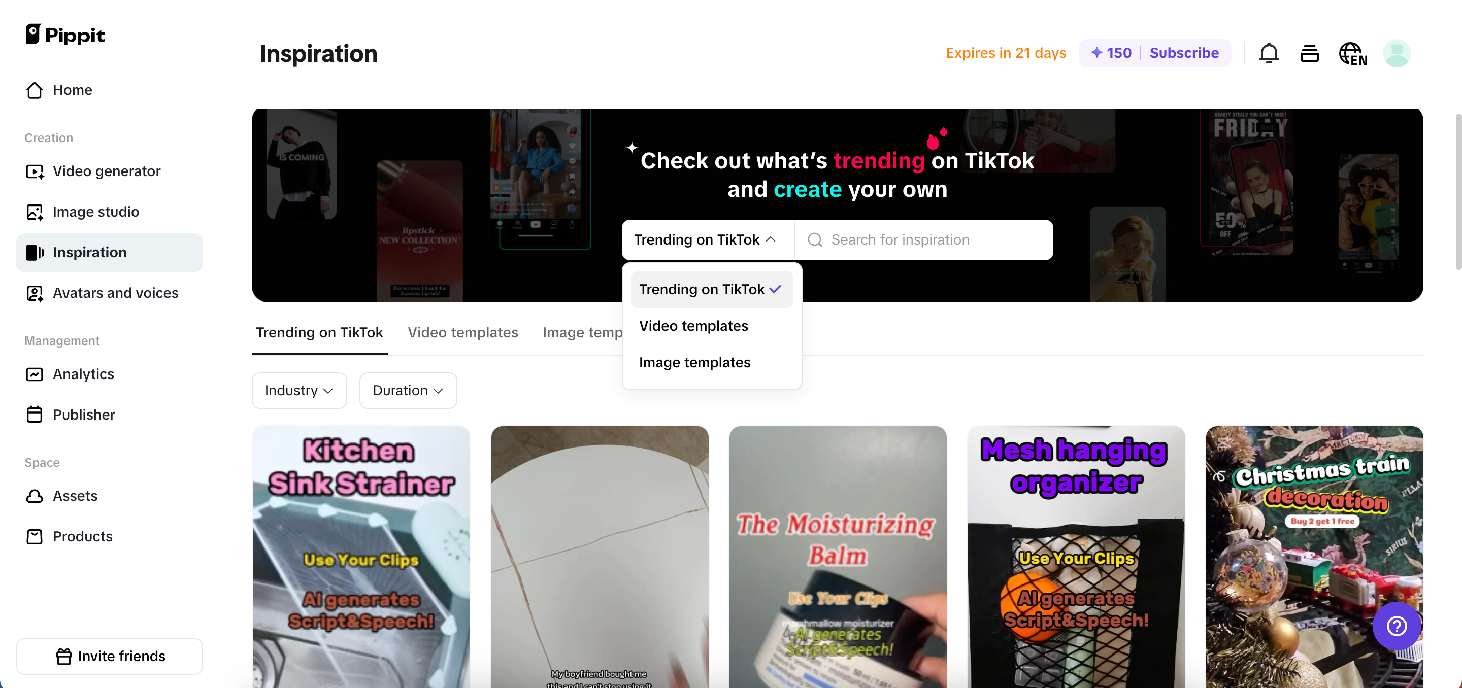 Customizable templates ready for use