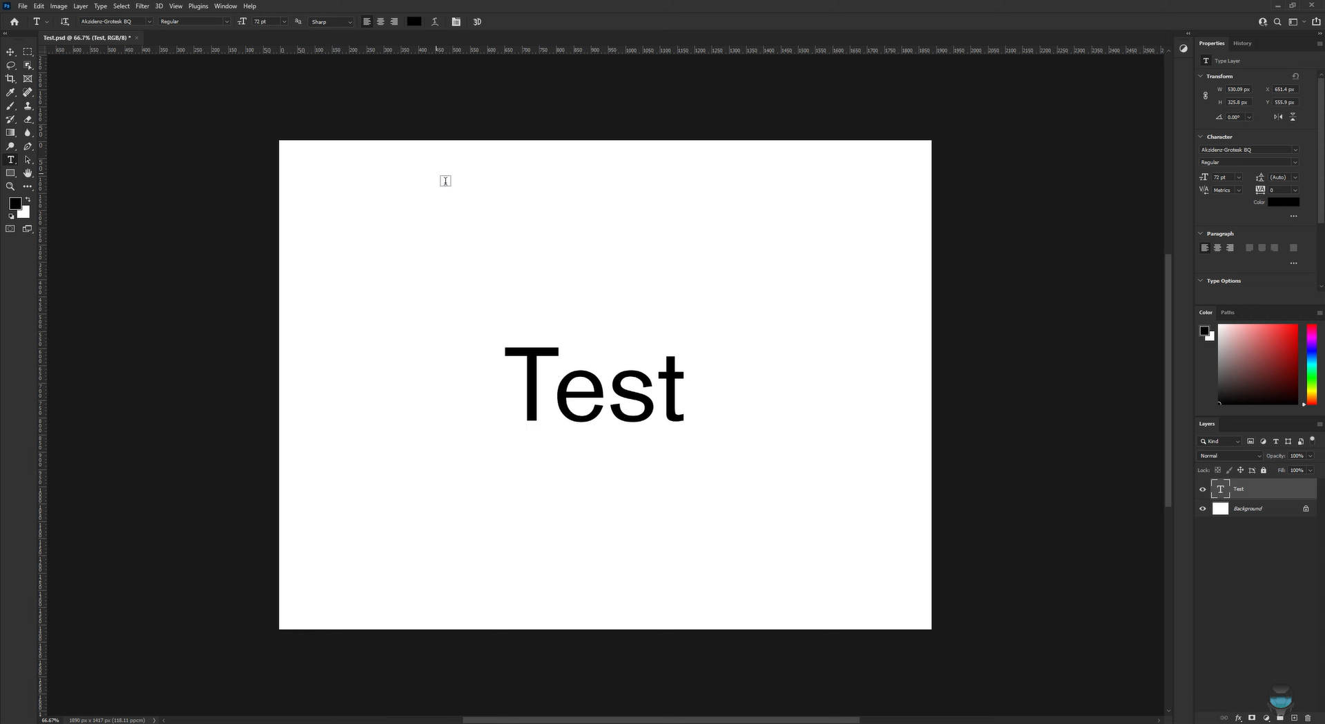 รูปภาพเปิดเผยวิธีการใช้แบบอักษรแสงเปิด Sans ใน Adobe Photoshop