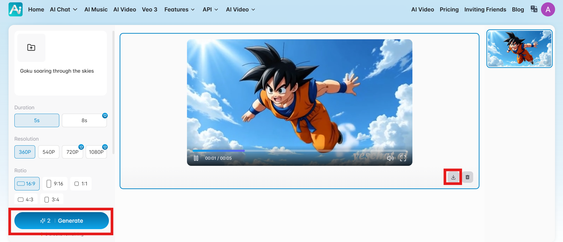 Download video