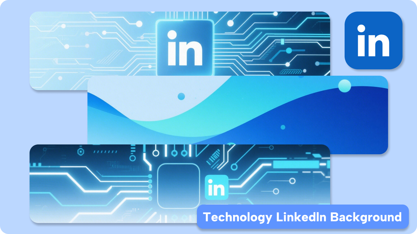 технология linkedin фон