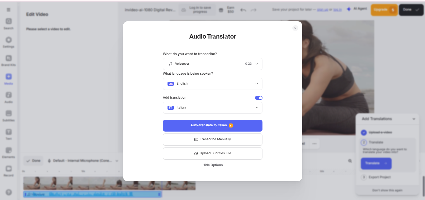 Veed.io - le meilleur outil pour traduire l'audio à l'aide de l'IA