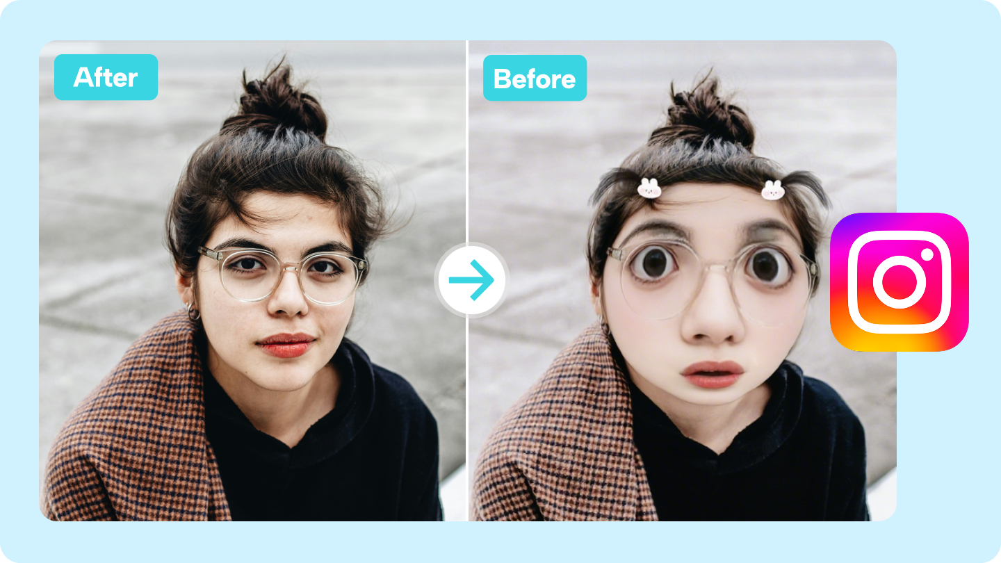 Filtros de rosto do instagram