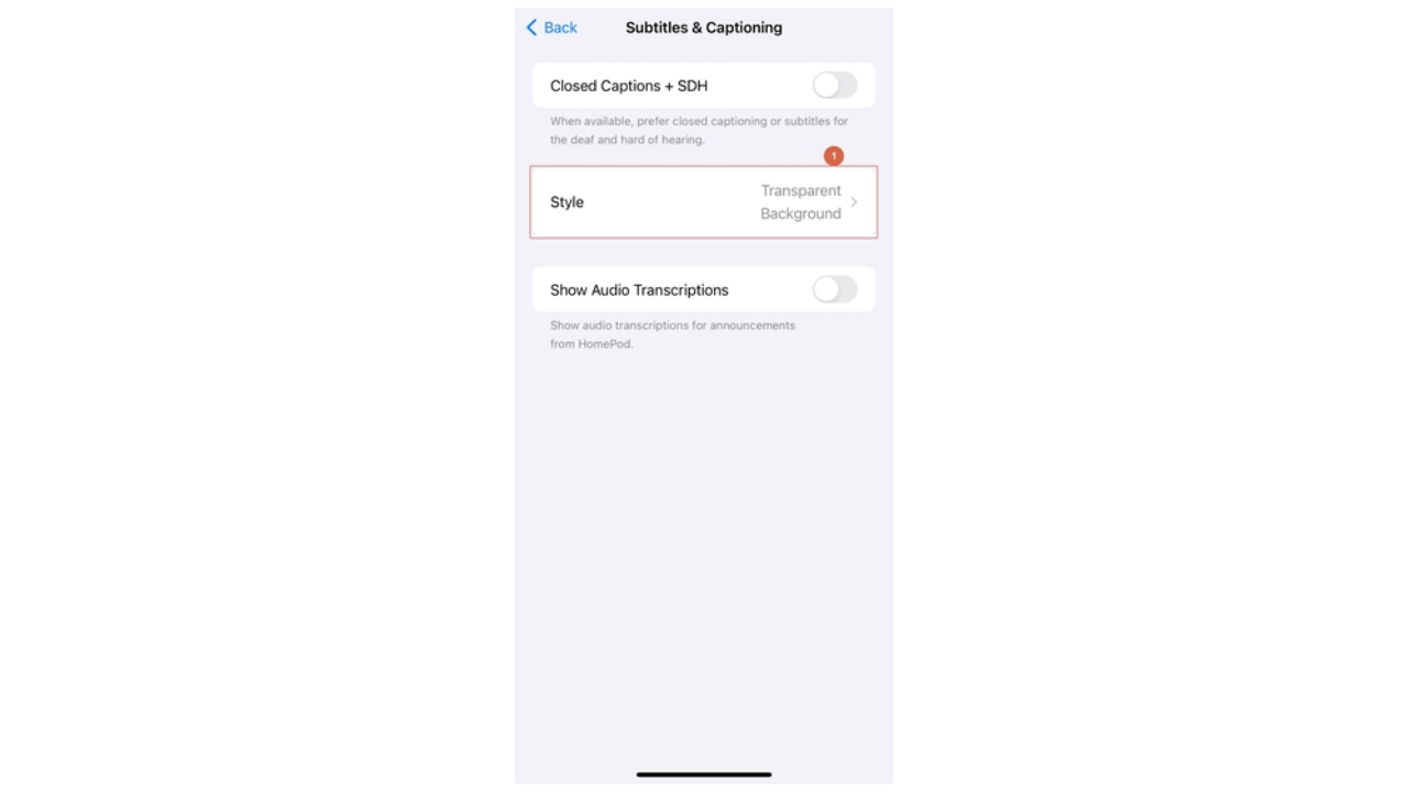 Accedi ai sottotitoli e ai sottotitoli