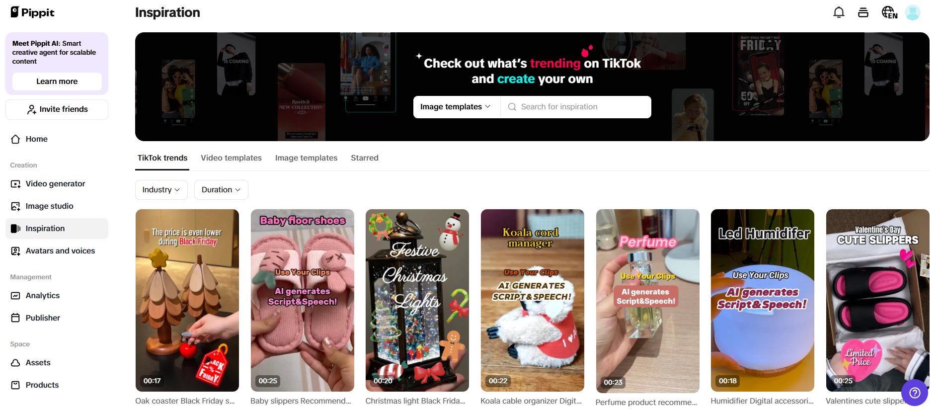 Customizable templates