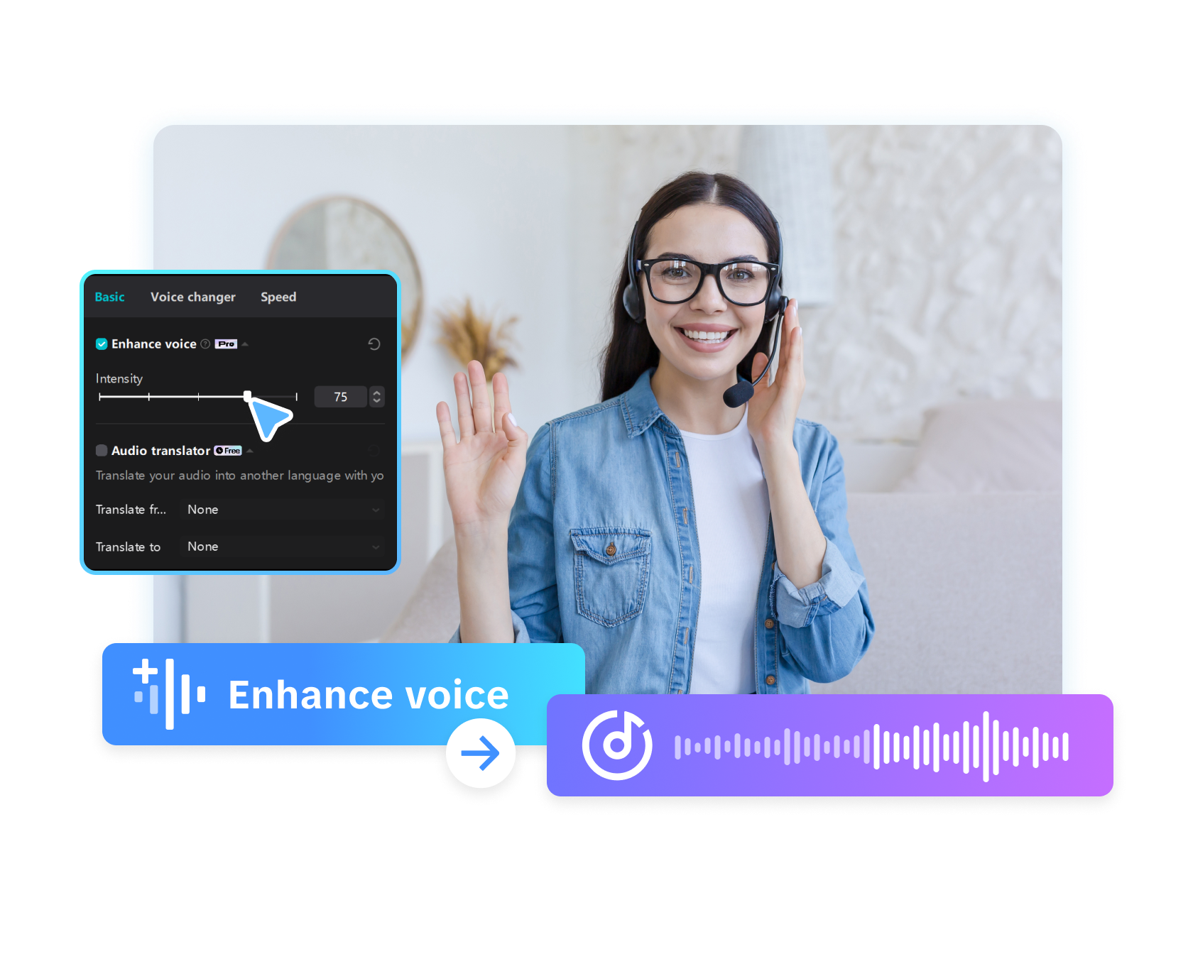Voice Enhancer in CapCut