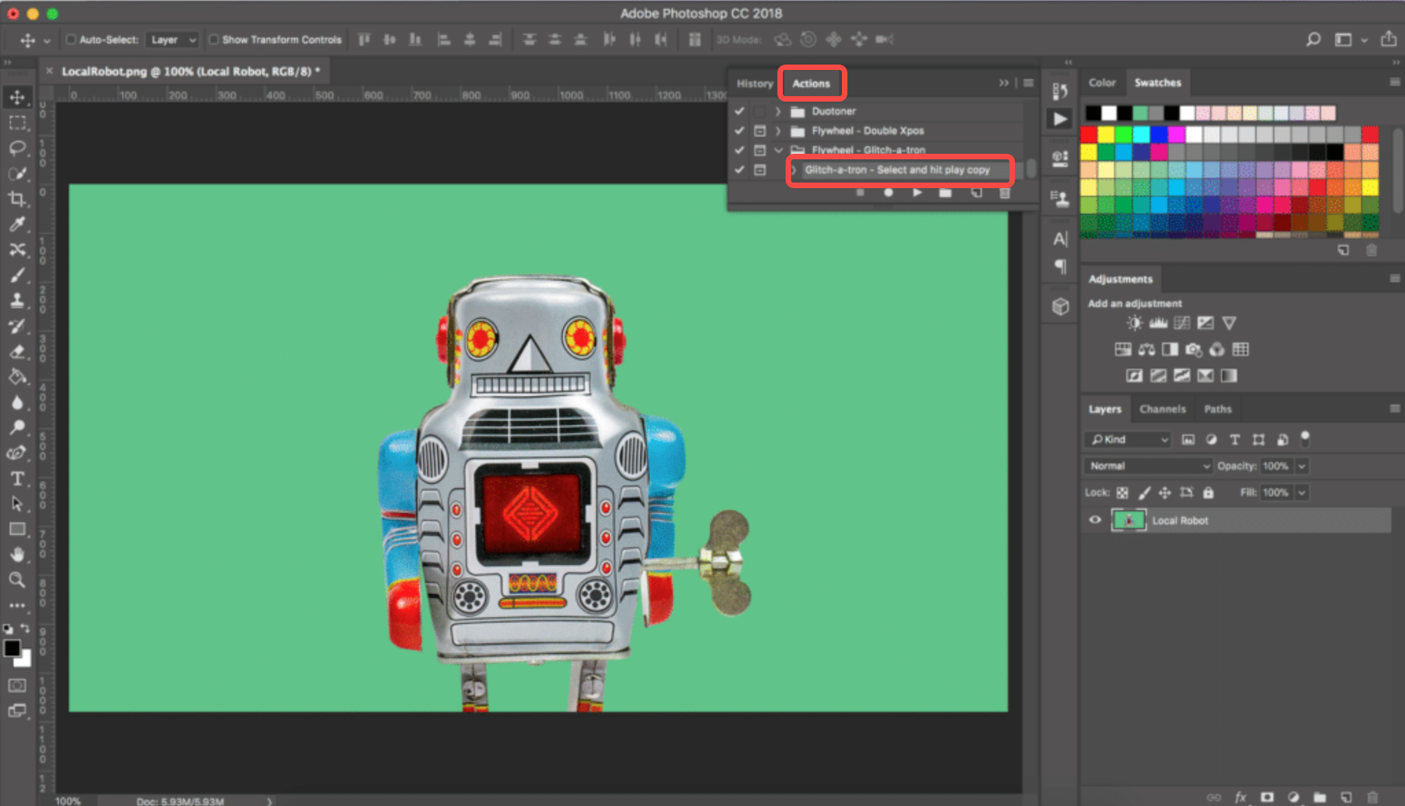 Un modo semplice per applicare glitch in Photoshop con Glitch-a-tron