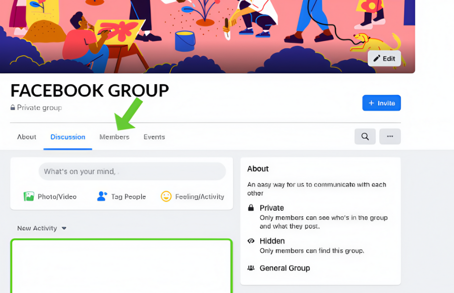 Facebook group para sa marketing