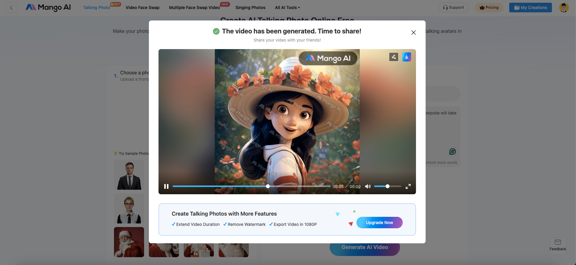avatar dei cartoni animati da foto gratis