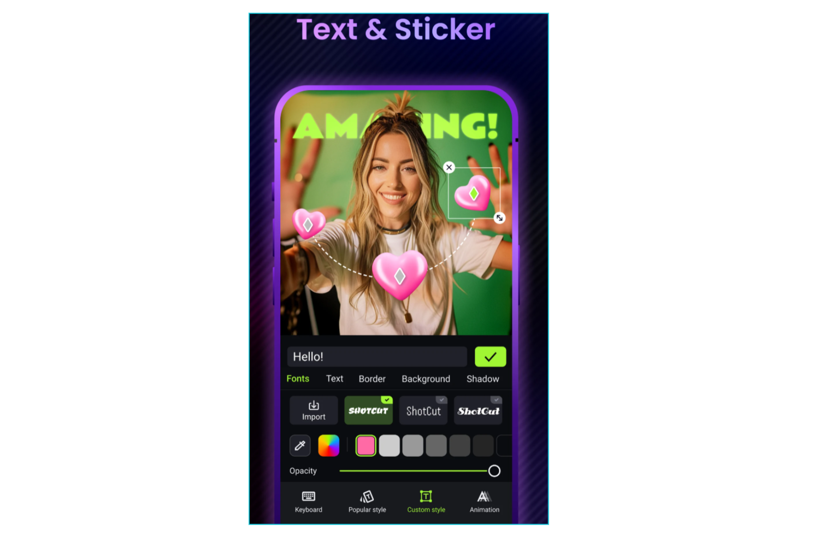 Interfaccia ShotCut AI
