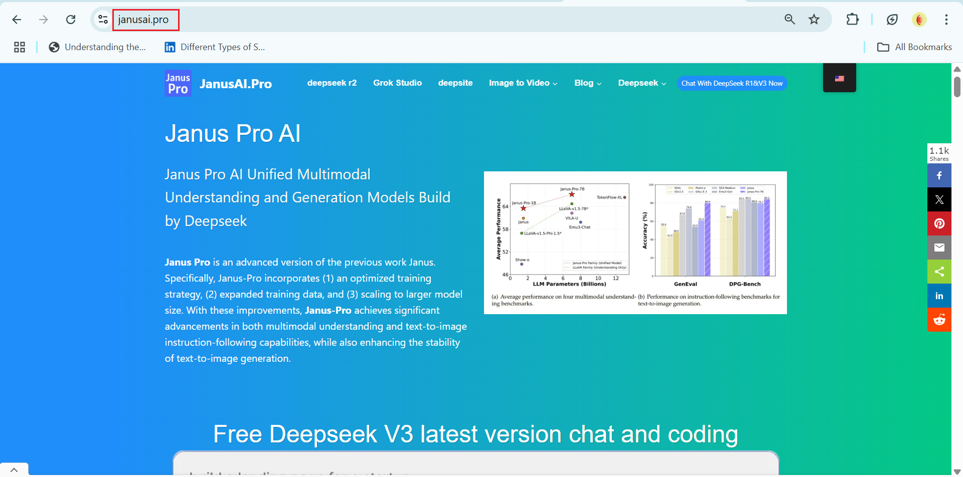 deepseek generate images