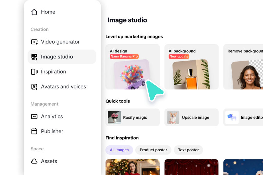 access the image studio