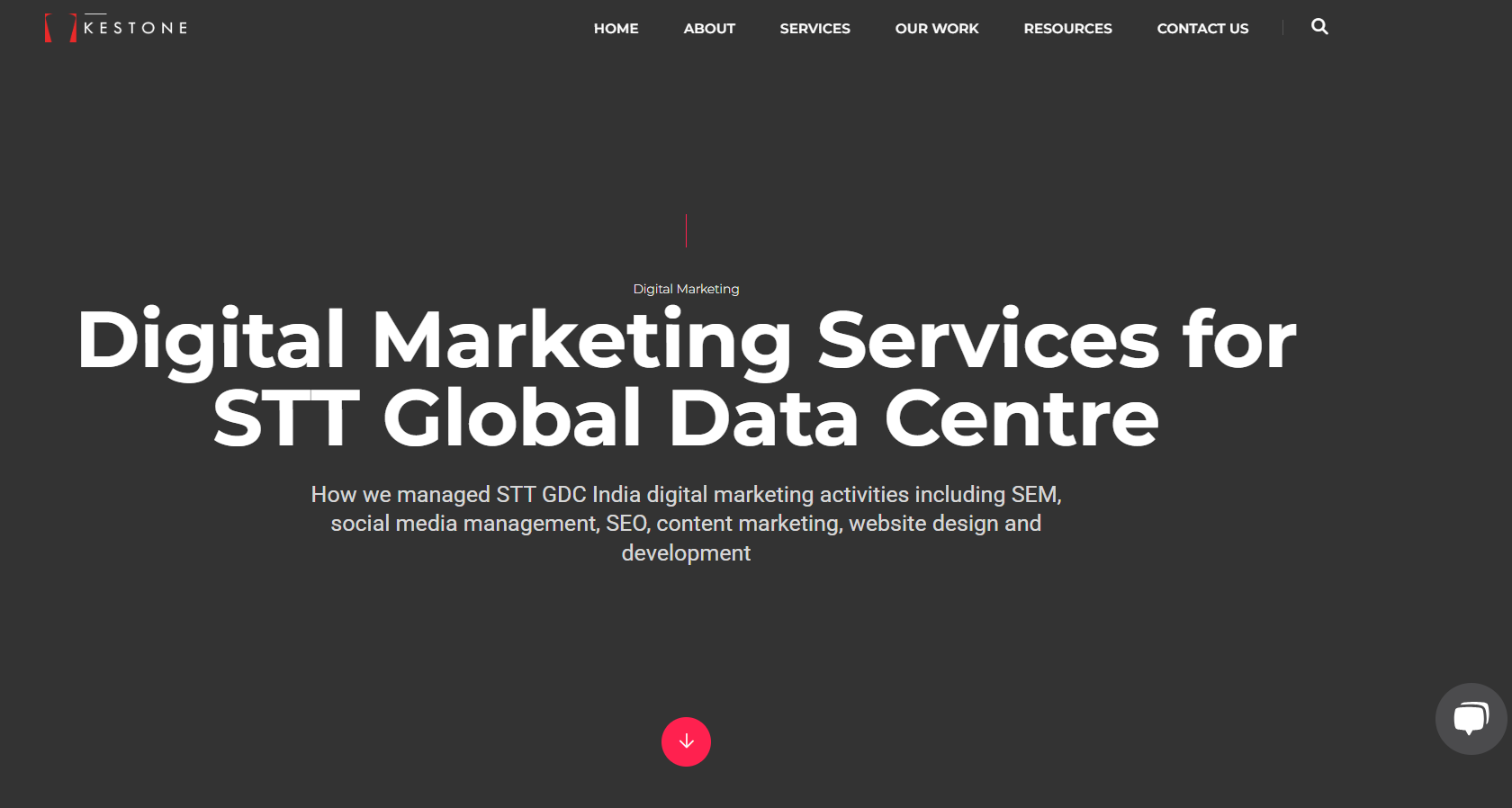 Piattaforma di agenzia SEO Kestone Global YouTube
