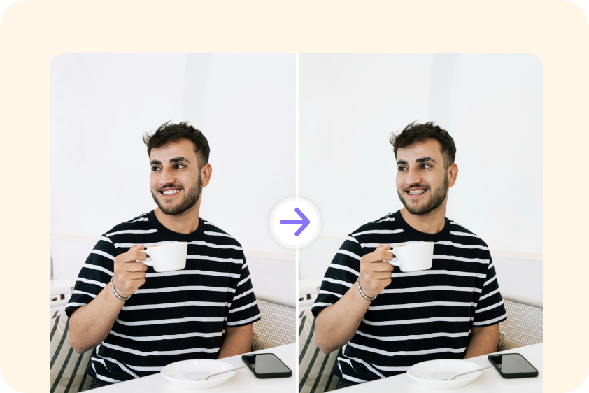 Before-after clips