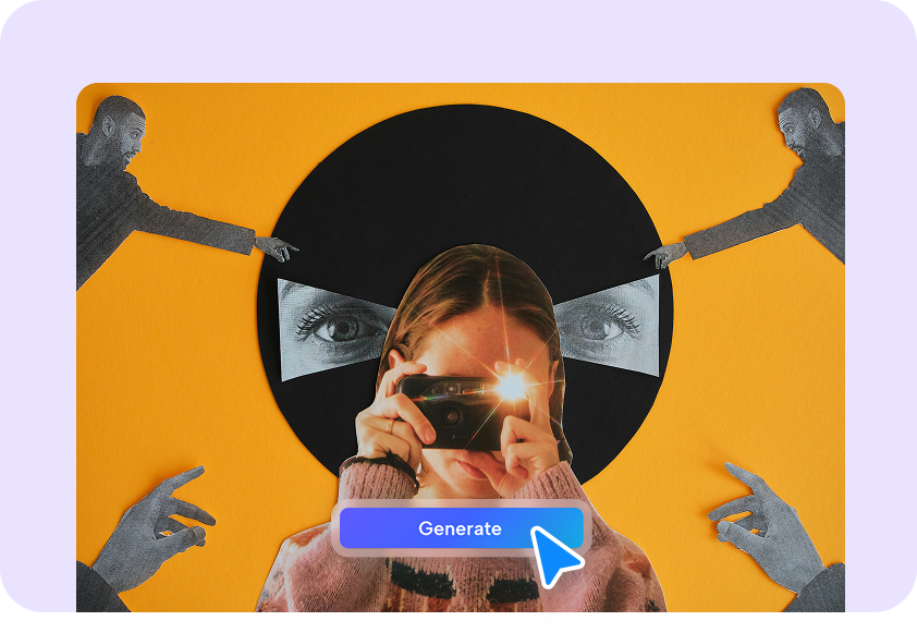 Make creative artwork with CapCut's AI photo editor