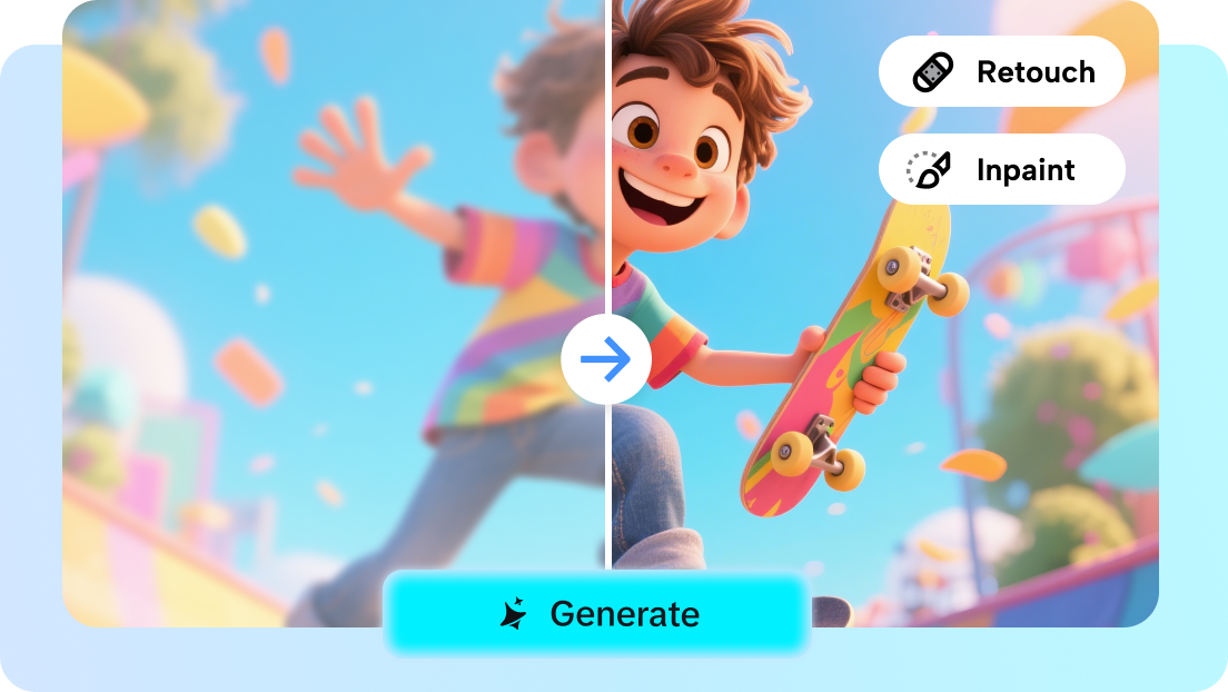 gerador de desenhos animados IA