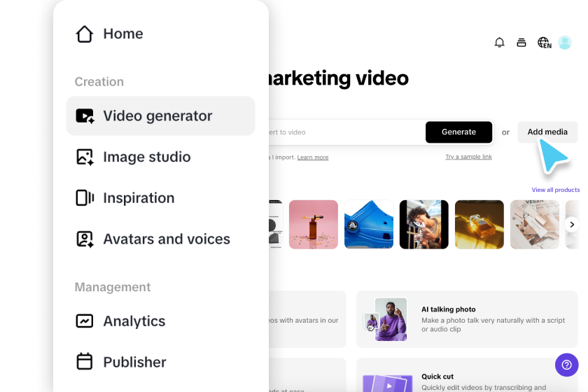 Turn anything into videos