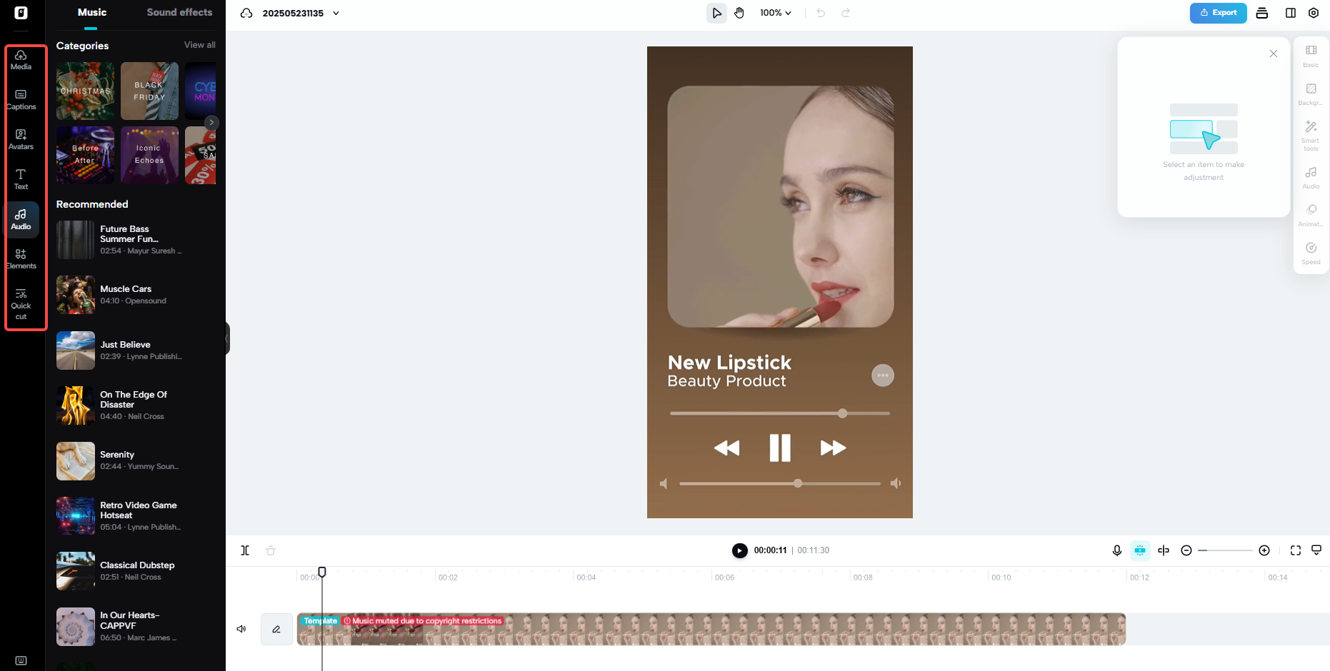 Access advanced AI editing tools