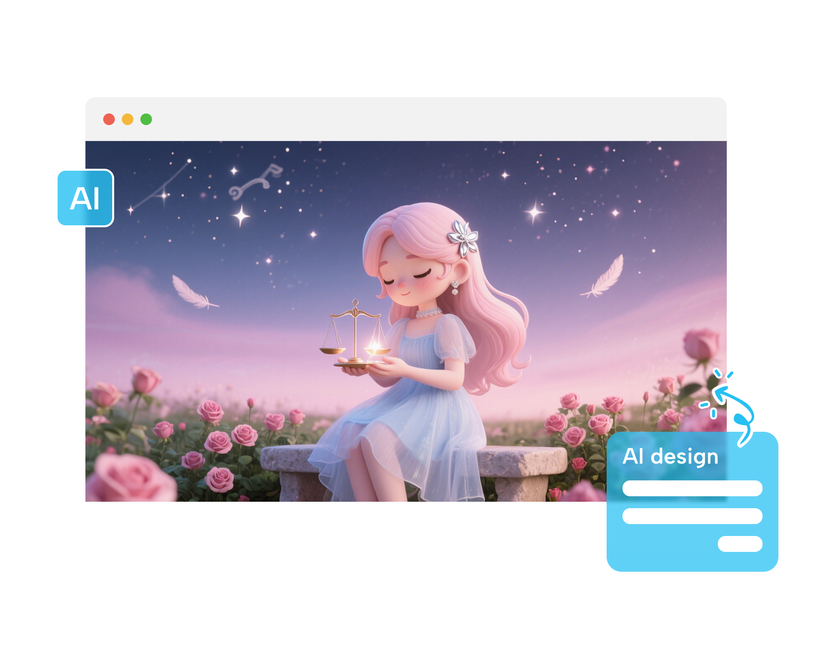 Create Zodiac Sign Wallpaper With AI
