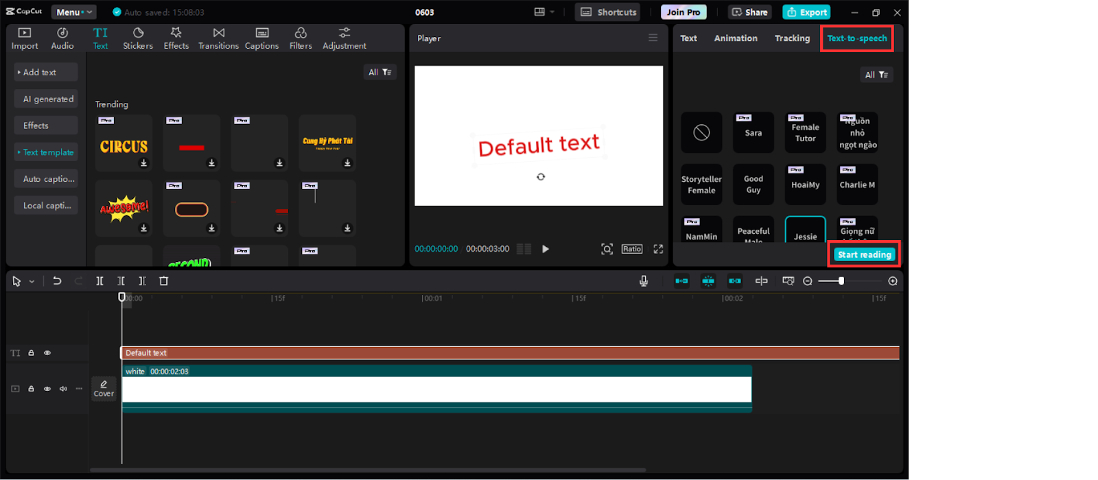 Convert text-to-speech