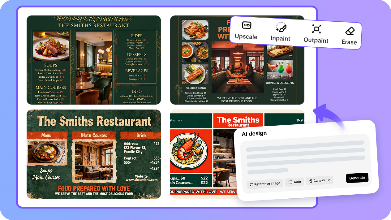 Add creative elements to fine-tune the brochure