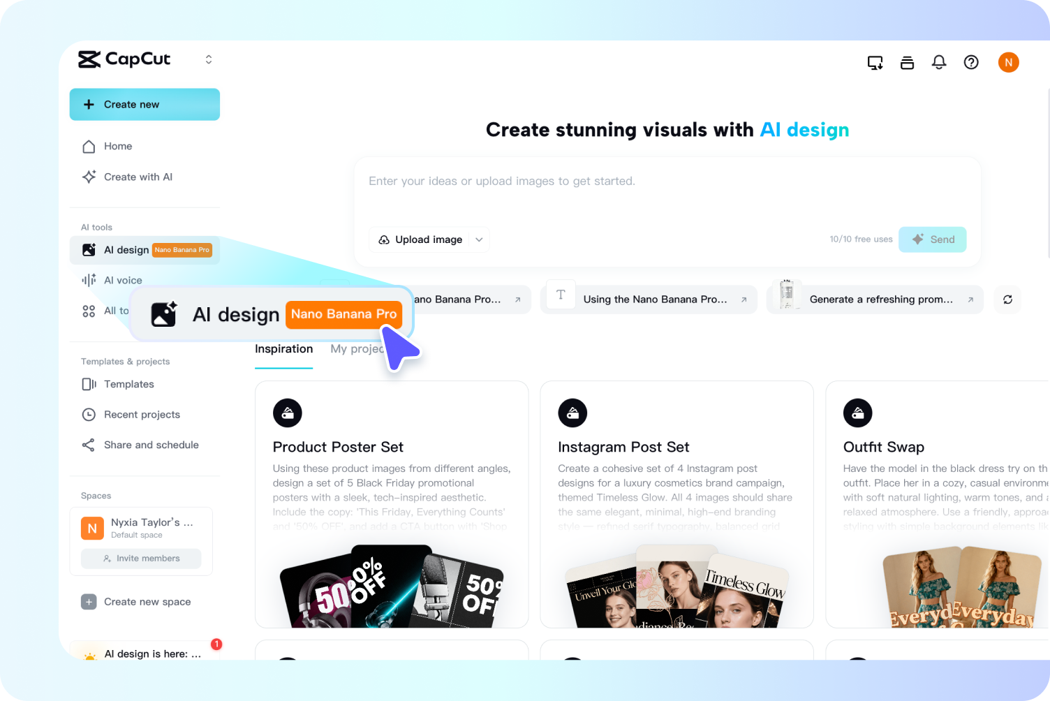 Access AI design tool