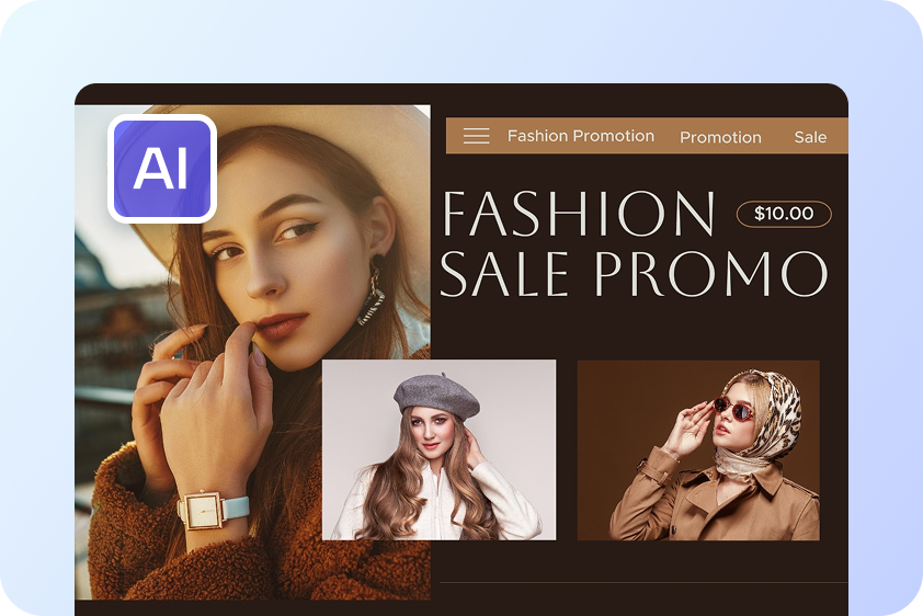 Polished social media graphics