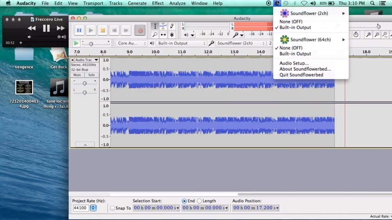 Interfaz de Audacity: una grabadora de audio interna avanzada para PC