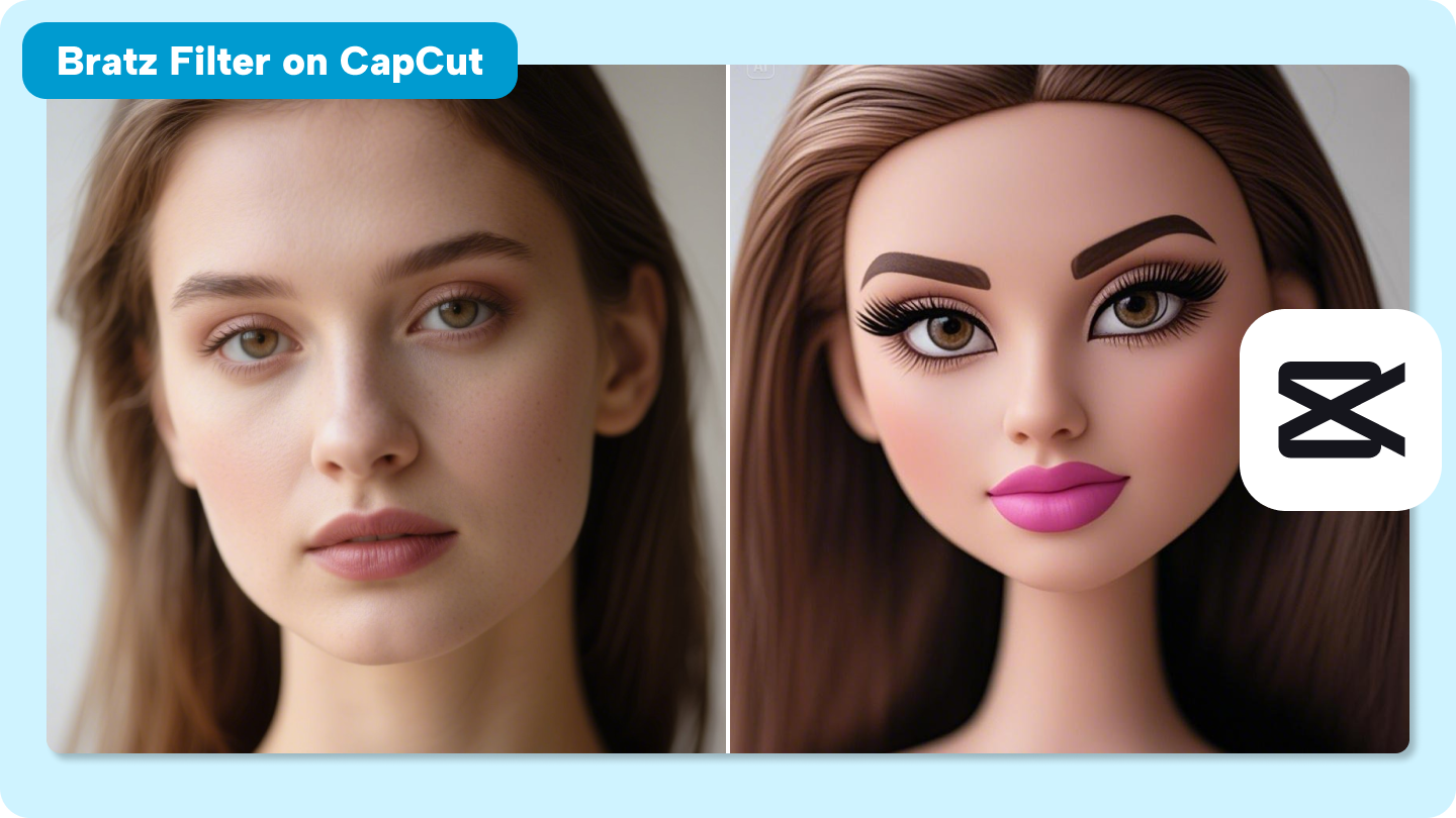 Bratz filter sa capcut