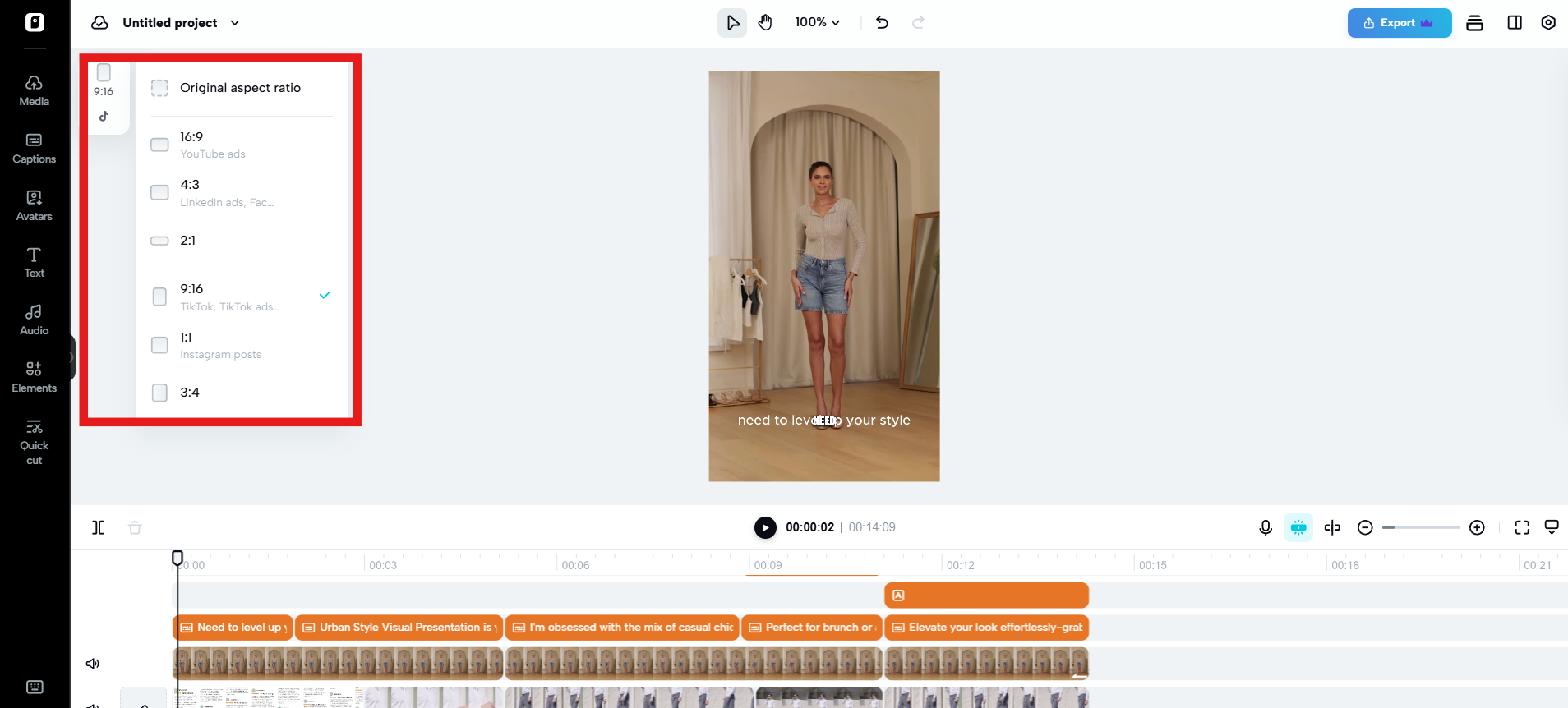 Smart cropping & aspect ratio optimization