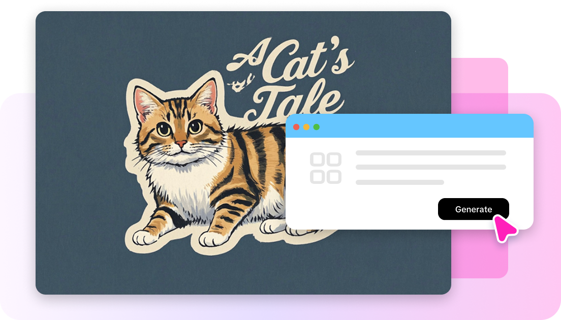 Turn text prompts into clipart