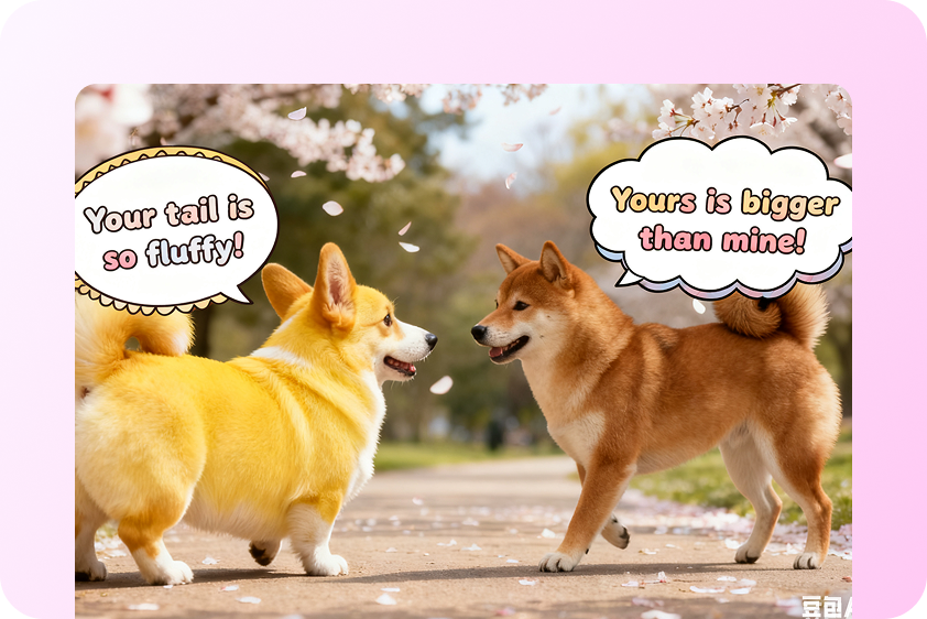 Pets expressing funny thoughts