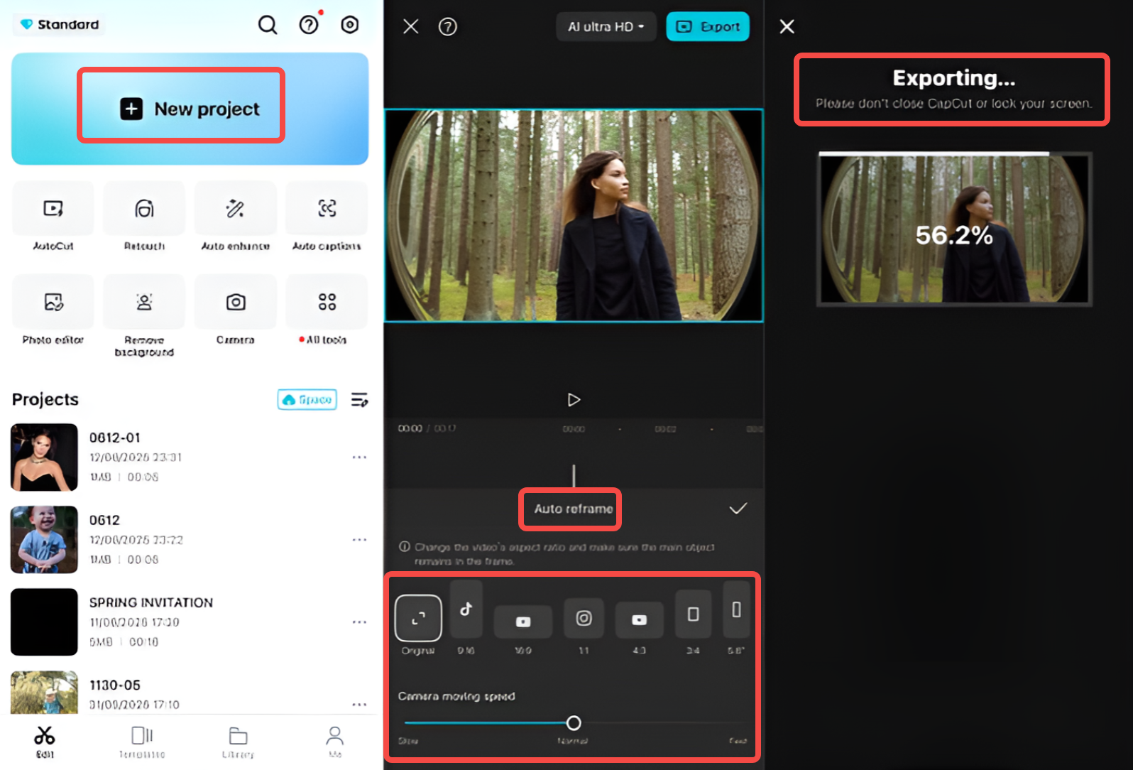 Một cách dễ dàng để sử dụng CapCut ứng dụng di động để thay đổi kích thước video