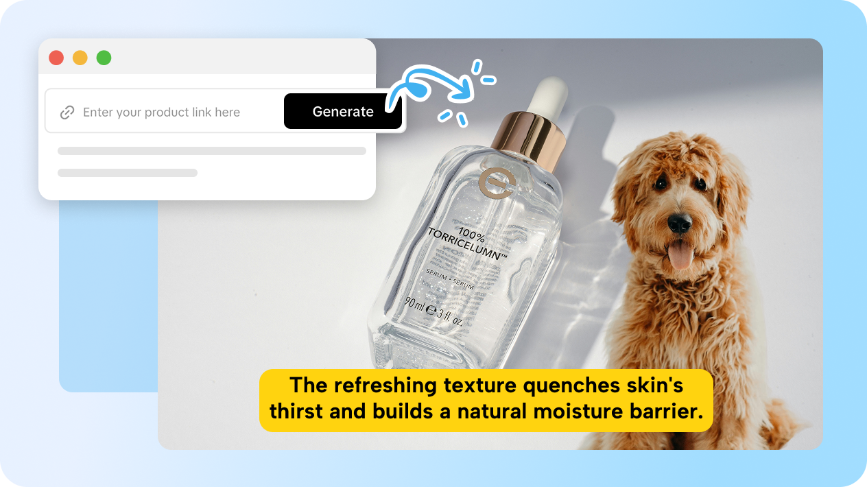 Auto-generated talking pet videos