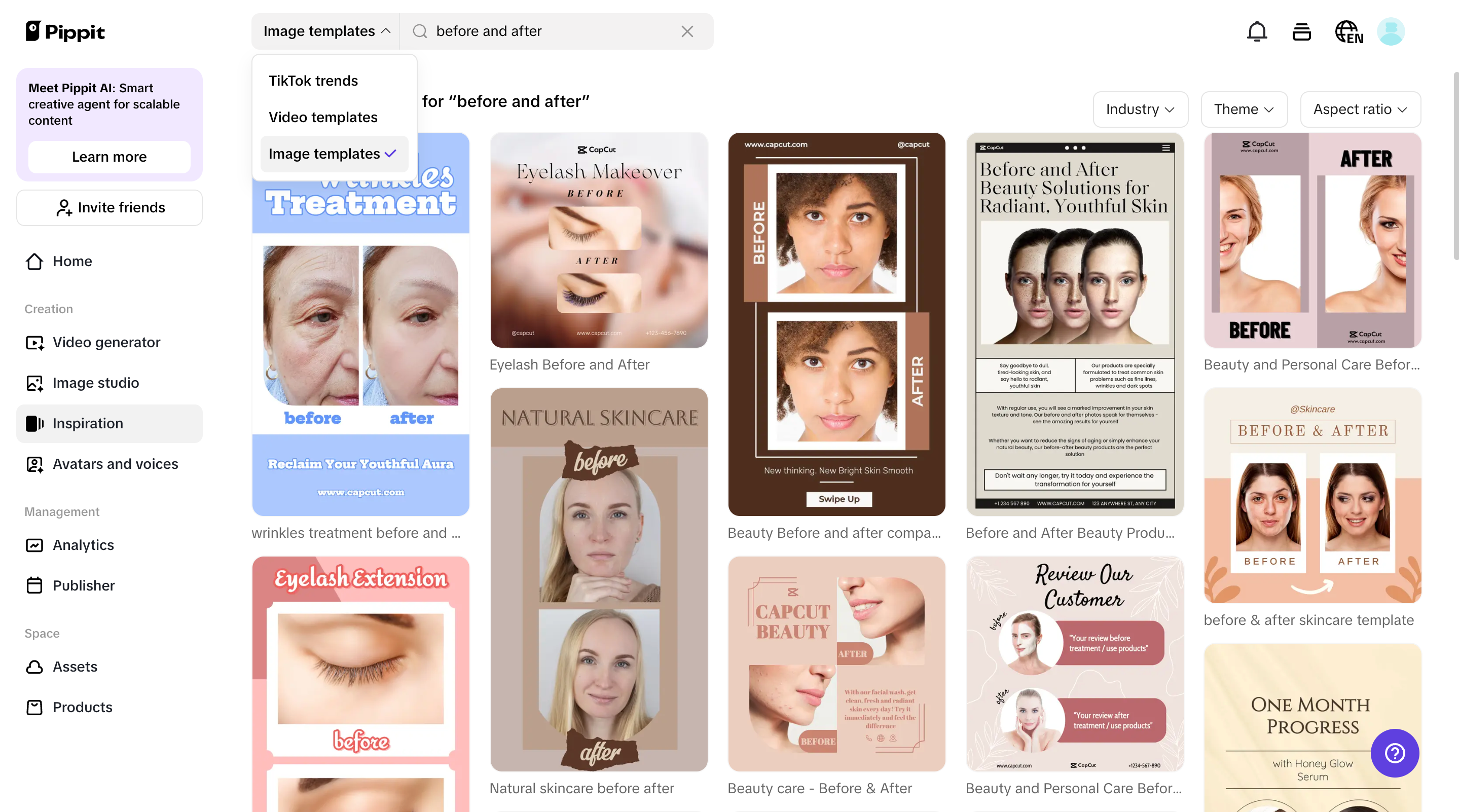 AI-powered templates