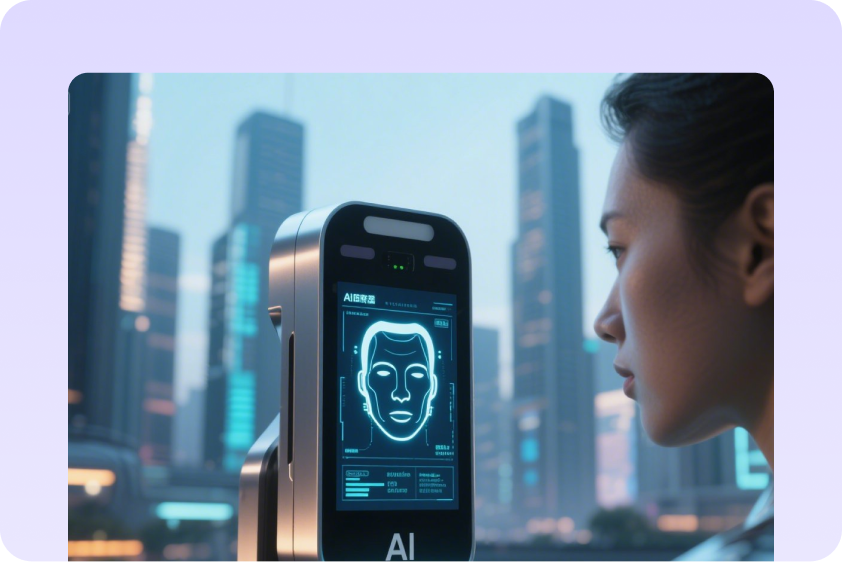 AI-gezichtsgenerator voor systeemtaken