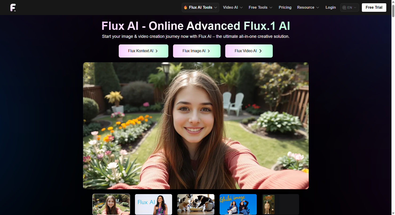 Flux AI video generator