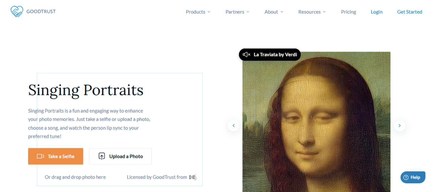 GoodTrust interface