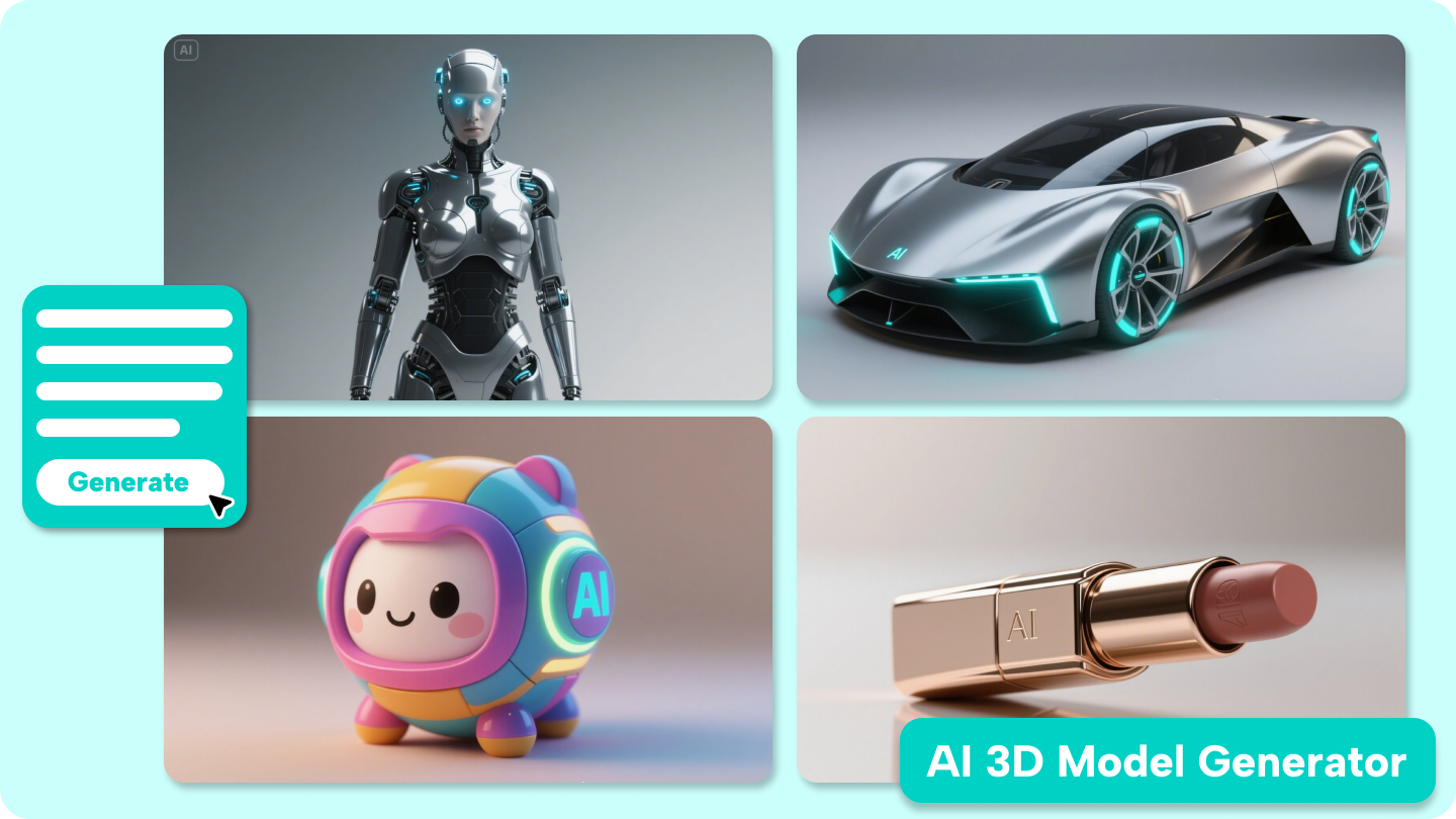 ai 3d model oluşturucu