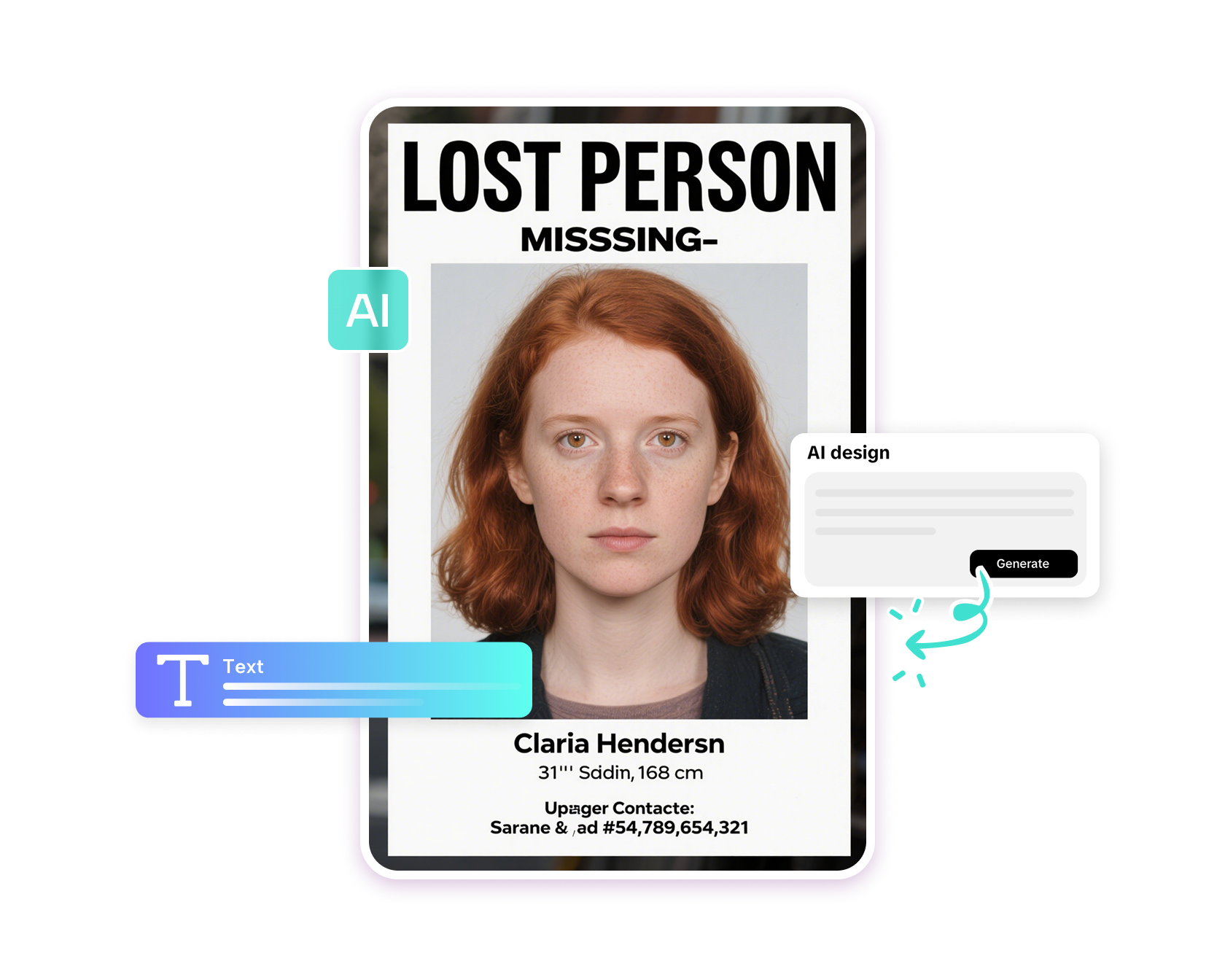 Create AI Missing Posters Online for Free