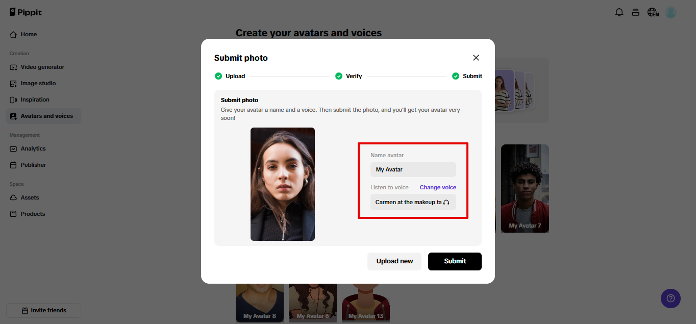 Generating talking photo