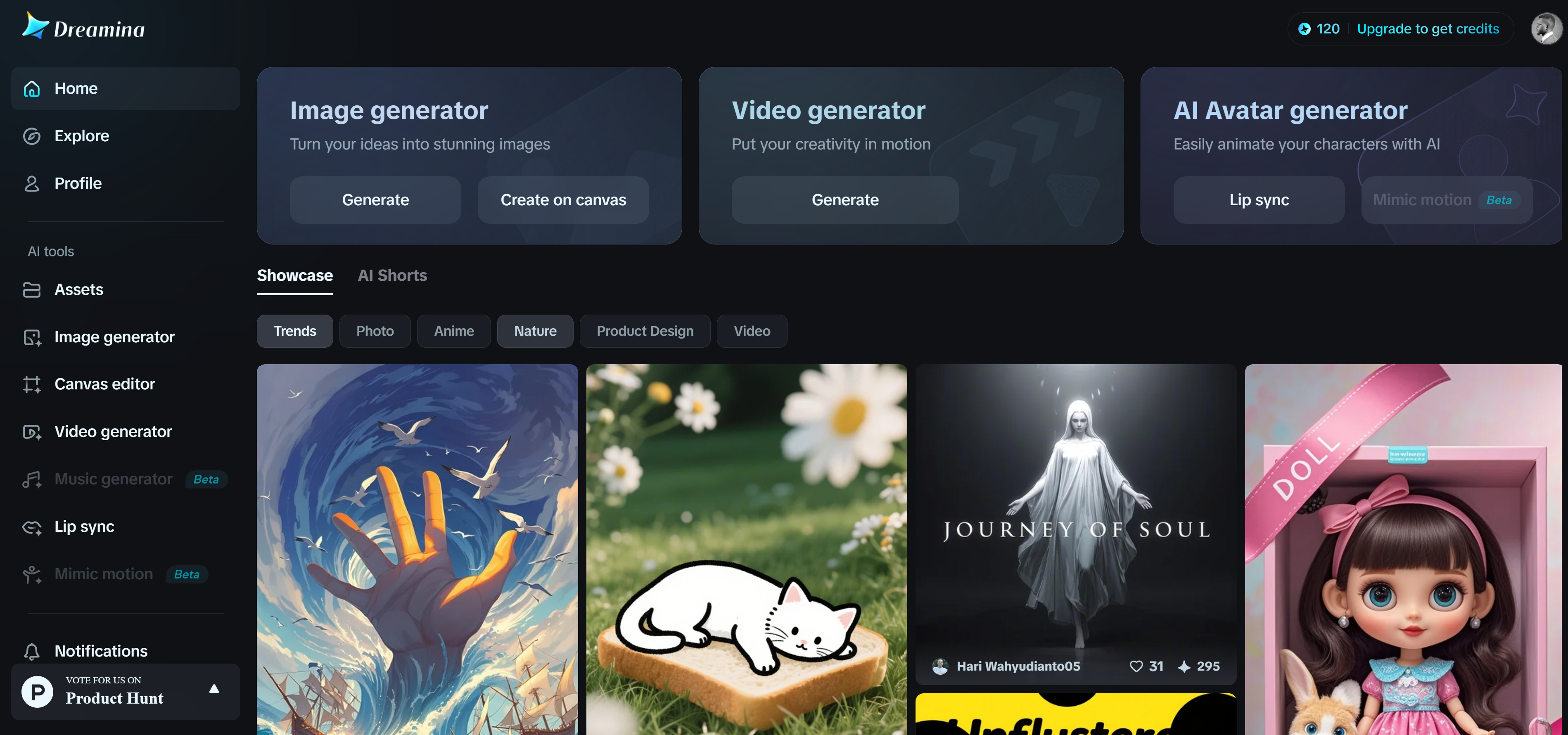 Dreamina 3D anime character creator app