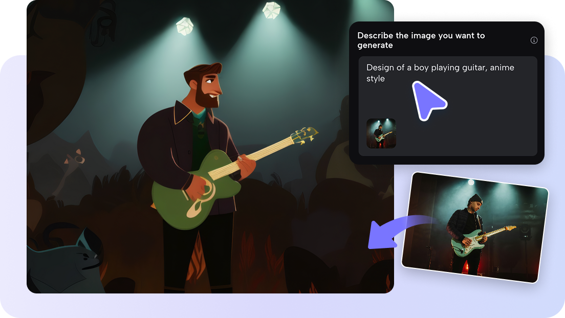 Turn static images into vivid artworks