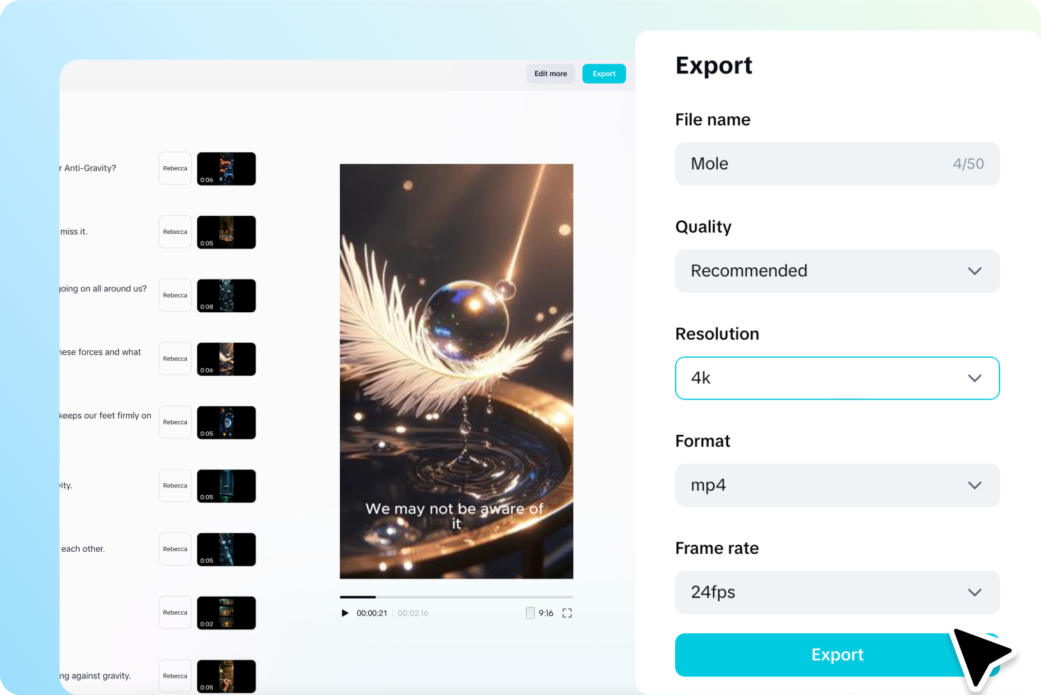 Menjana skrip video lengkap menggunakan peta minda CapCut Web