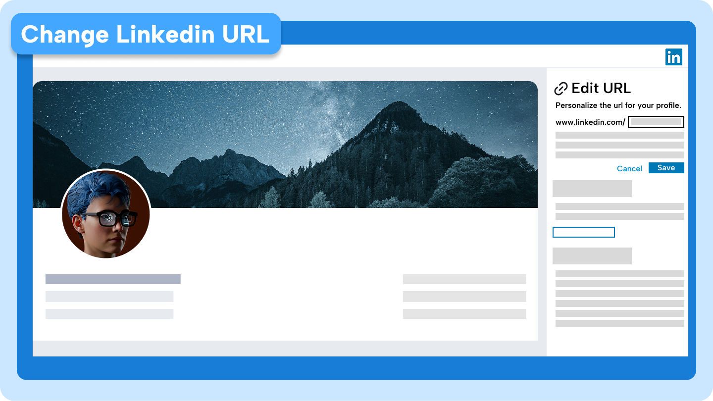 Cómo cambiar la url de linkedin