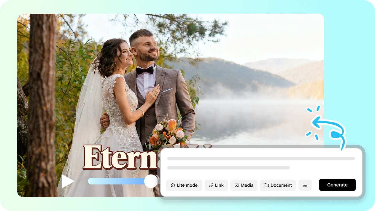 Create videos from different media sources